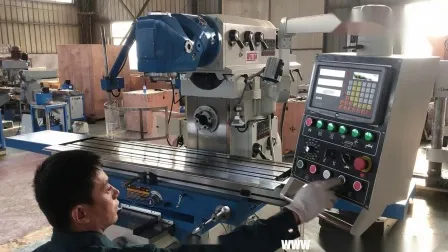 Vertikalfräsmaschine Um1460 mit Universalfräskopf Fräsmaschine