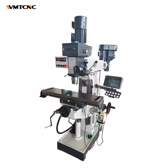 WMTCNC taiwan vertikale horizontale fräsmaschine ZX7550CW manuelle fräsmaschine mit teilscheibe