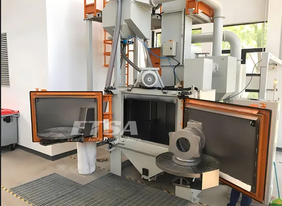 Kleine Drehtisch-Strahlanlage Drehtisch-Leichtmetallrad-Strahlanlage