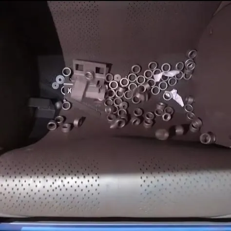 Trommelband-Strahlanlage, automatische Strahlanlage für Kleinteile