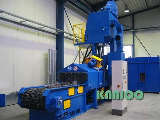Industrielle 3.0m/Min Wire Mesh Shot Blasting Machine-Aluminiumräder-Verarbeitung