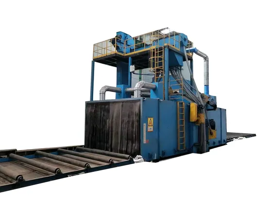 Kleine Q6915-Rollenförderanlage für Stahlrohre und B-Träger ohne Grube