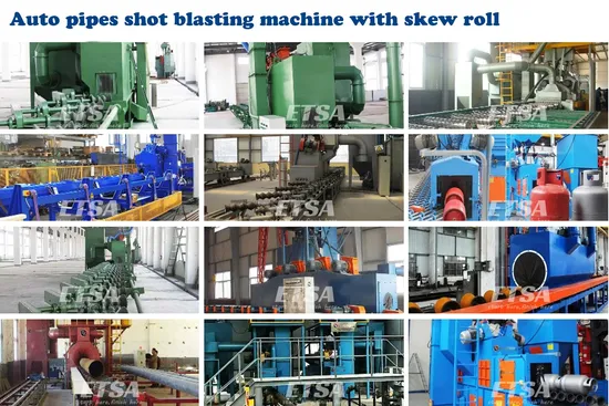 Industrielle Reinigungsgeräte Stahlrohr-Strahlanlage zum Reinigen von Rohren