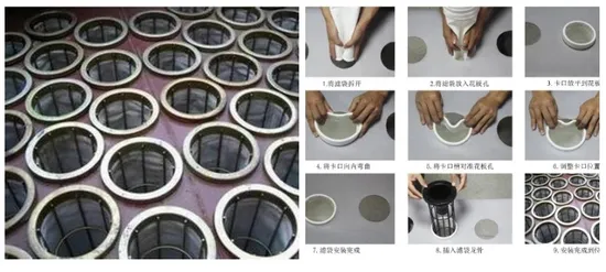 PTFE-beschichteter Filterbeutel, Staubsammler, spezieller Filterbeutel, PPS-Filterbeutel für Kesselanlagen