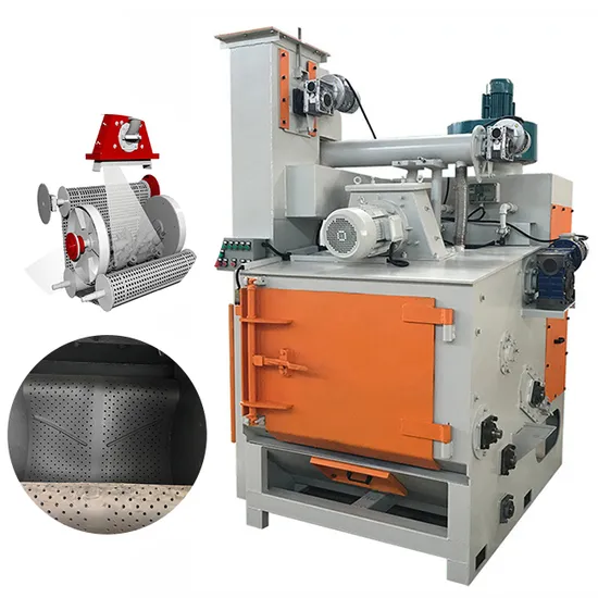 Automatischer Sandstrahler/Rotationstrommel-Strahlgerät Q326 Kleines Trommelband-Strahlgerät Strahlgerät für den Bediener